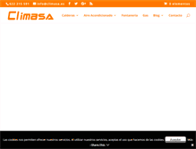 Tablet Screenshot of climasa.es